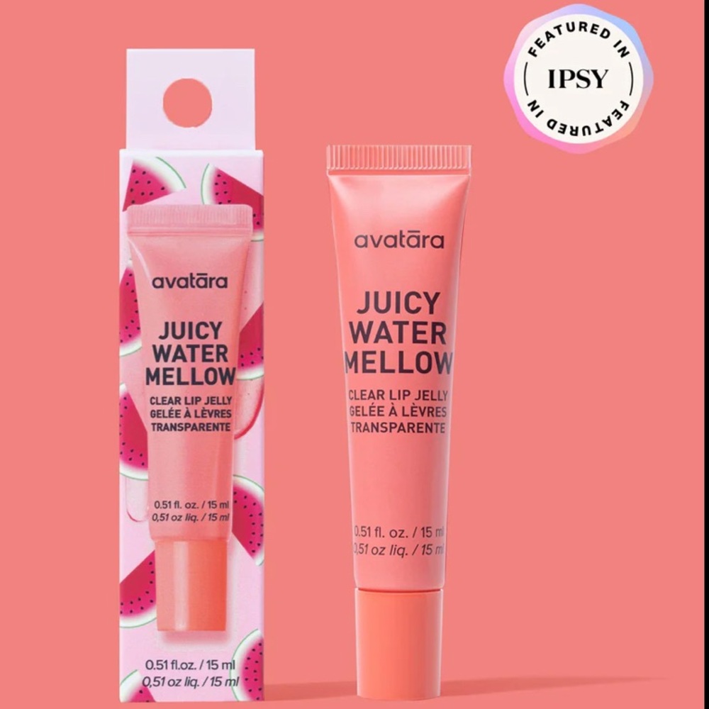 🍉 Juicy Watermellow Clear Lip Jelly | Glossy Hydrating Treatment